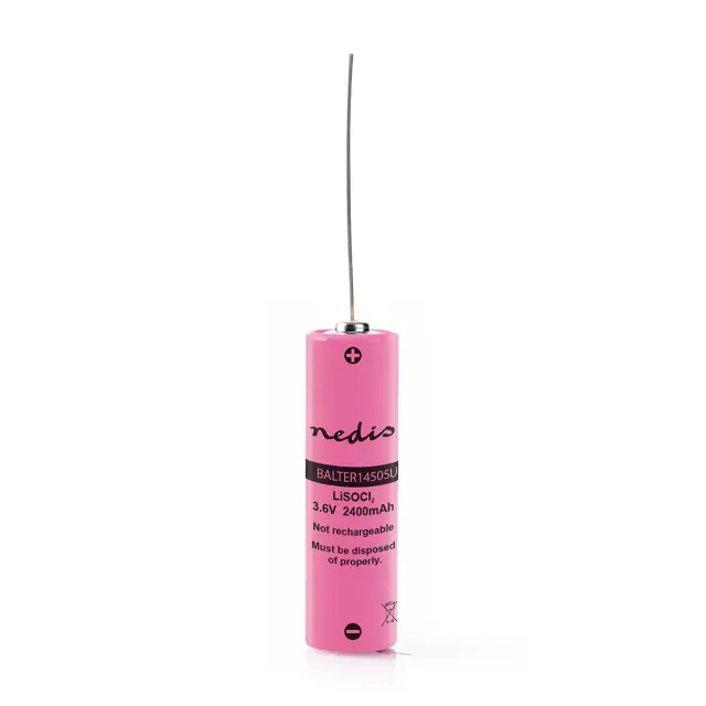Lithium Thionyl Chloride Baterija, 3.6V, 2400mAh, AA, sa žičanim izvodima — šifra 20434 | Kelco