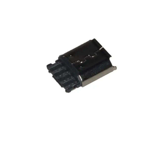 Ženski, Micro USB konektor, petopolni, pod uglom od 90°, SMD — šifra 20452 | Kelco — slika 2