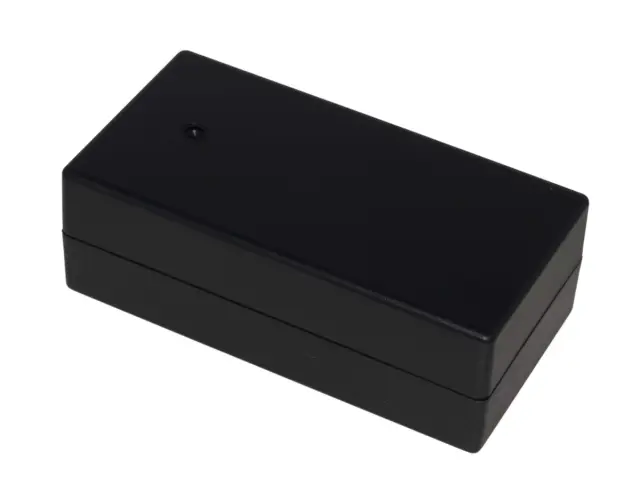 Kutija, ABS, plastična, 107 X 55 X 45mm, crna — šifra 20474 | Kelco
