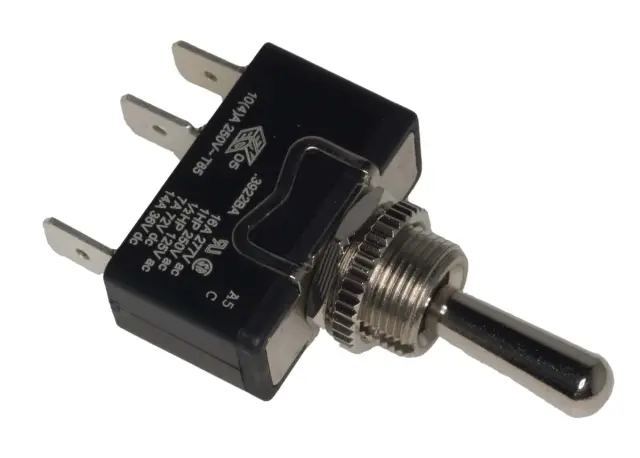 Togglesw. 1x(On)-Off-(On) 250V 10A, , , , , mm — šifra 20502 | Kelco