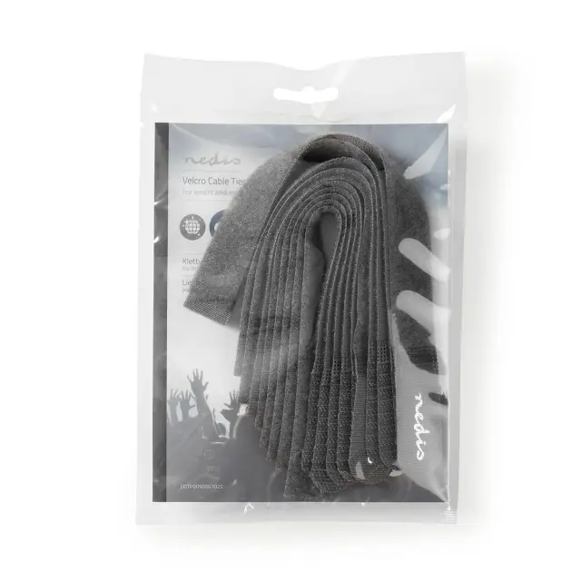 Hook and Loop Cable Binder, vezice sa čičak trakom, 250mm, pakovanje 10 komada — šifra 20515 | Kelco