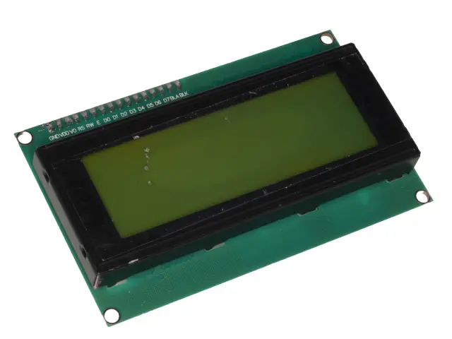 Standardni, 20 X 4 karaktera, LCD displej, plavo pozadinsko osvetljenje, sa I2C komunikacijom, — šifra 20595 | Kelco