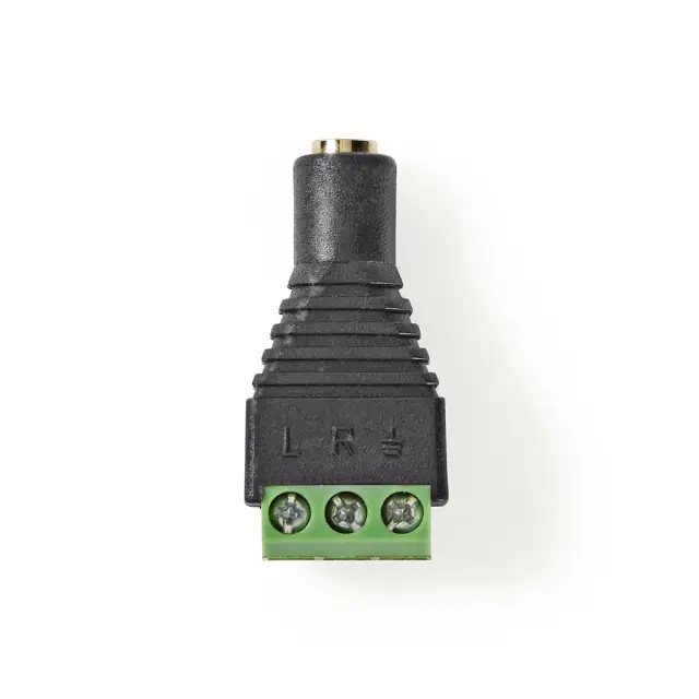 Adapter, ženski 3.5mm, na rednu stezaljku, tropolnu — šifra 20885 | Kelco — slika 3