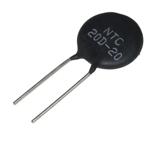 NTC 20D-20, 20Ω/25°C, 6A, Fi=20mm — šifra 20936 | Kelco