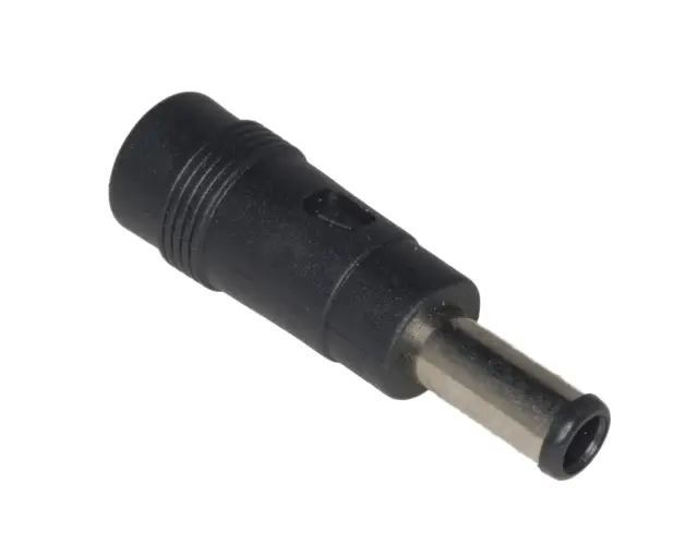 Adapter, za jednosmerno napajanje, ženski 4.8 x 1.7mm na muški 5.5x2.5mm, crni — šifra 20944 | Kelco