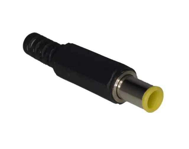 Muški, za jednosmerna napajanja, 6.0mm x 4.0mm, pin 1.2mm, sa uvodnikom za kabl — šifra 21093 | Kelco