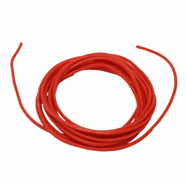 Provodnik, 20AWG (0.52mm²), 3KV DC, High Voltage silicone line, crveni — šifra 21104 | Kelco