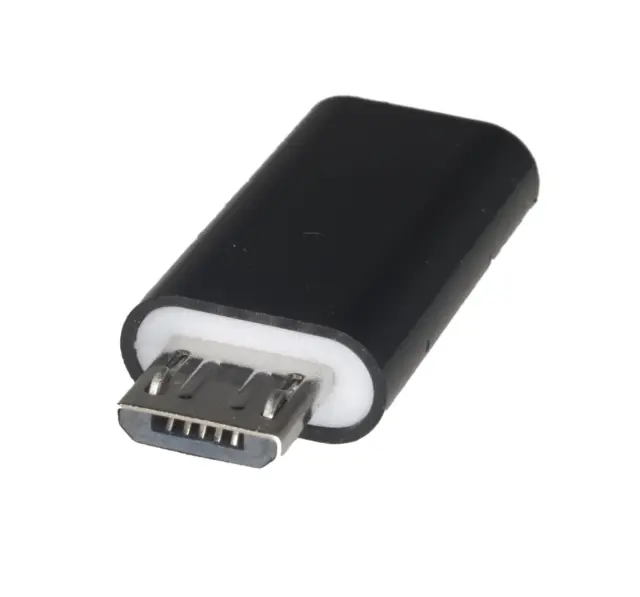 Adapter USB2.0, USB Micro B muški na USB C ženski, crni — šifra 21176 | Kelco — slika 3