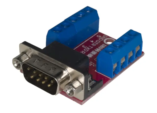DSUB muški 9 pina, RS232, Serial to Terminal Adapter — šifra 21184 | Kelco