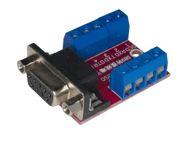 DSUB ženski 9 pina, RS232, Serial to Terminal Adapter — šifra 21185 | Kelco