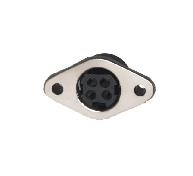 Mini-Socket 4-Pole Shielded Panel — šifra 21213 | Kelco