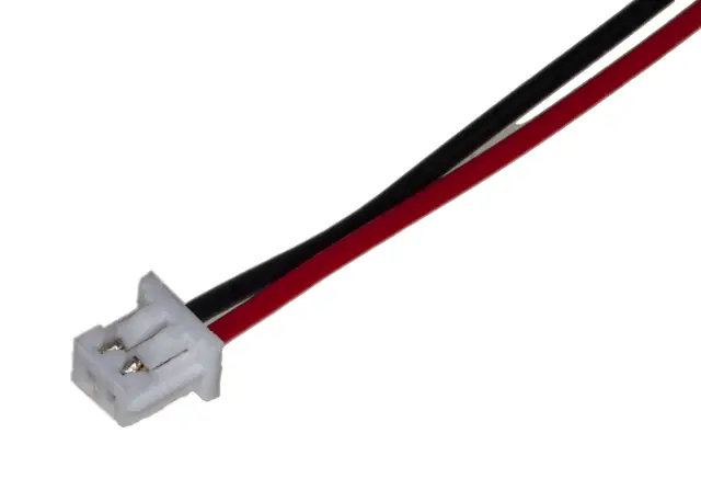 Konektor, micro JST, 1.25mm, dvopolni za kabl, ženski na kablu, 10cm — šifra 21275 | Kelco