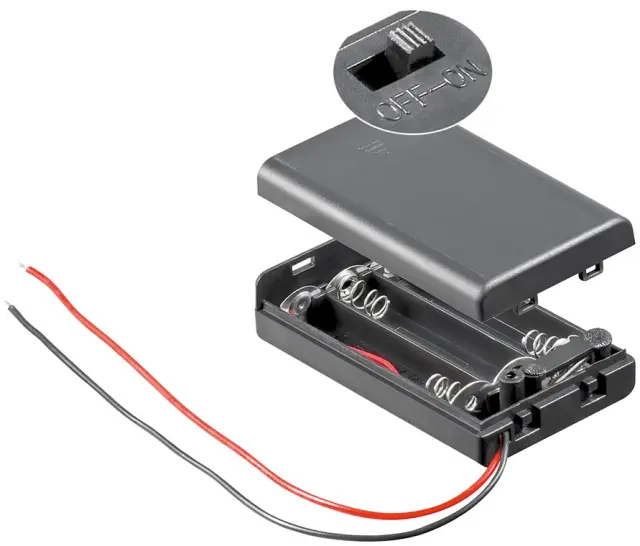3x AAA (Micro) battery holder — šifra 21322 | Kelco
