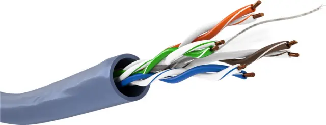 Provodnik, CAT 6A, 500MHz, U/UTP, plavi, bakar, puna žica, AWG 23/1, LSZH — šifra 21360 | Kelco