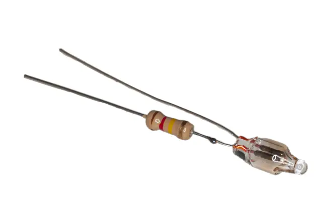 Wire-terminal Base Miniature Light Bulb, 0.25W, 230V(AC), 1.4mA — šifra 21368 | Kelco