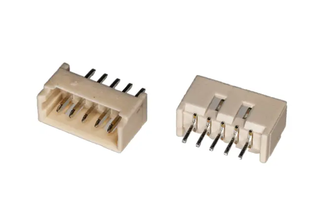 Konektor, micro JST, 1.25mm, petopolni za štampu, muški — šifra 21428 | Kelco