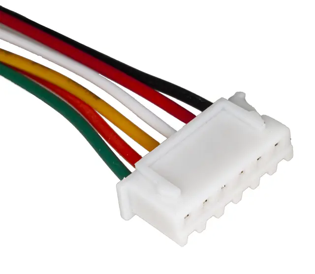 Kabl sa JST XH2.5, šestopolnim, ženskim, konektorom na kablu, 20cm — šifra 21456 | Kelco
