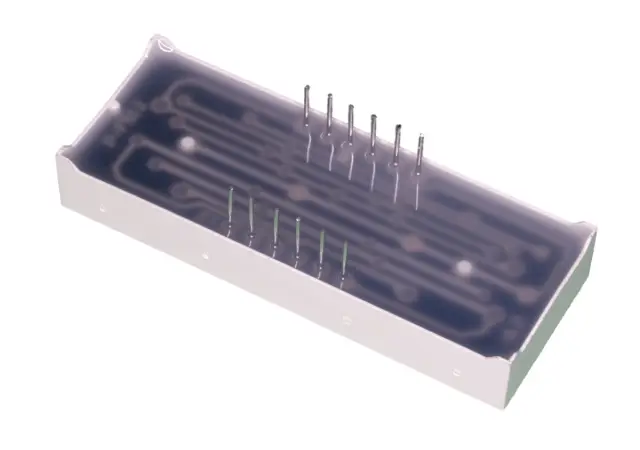 LED Displej, anoda, 4 cifre, 14.22mm, Crveni, Low Current, 2mcd, — šifra 21470 | Kelco — slika 2