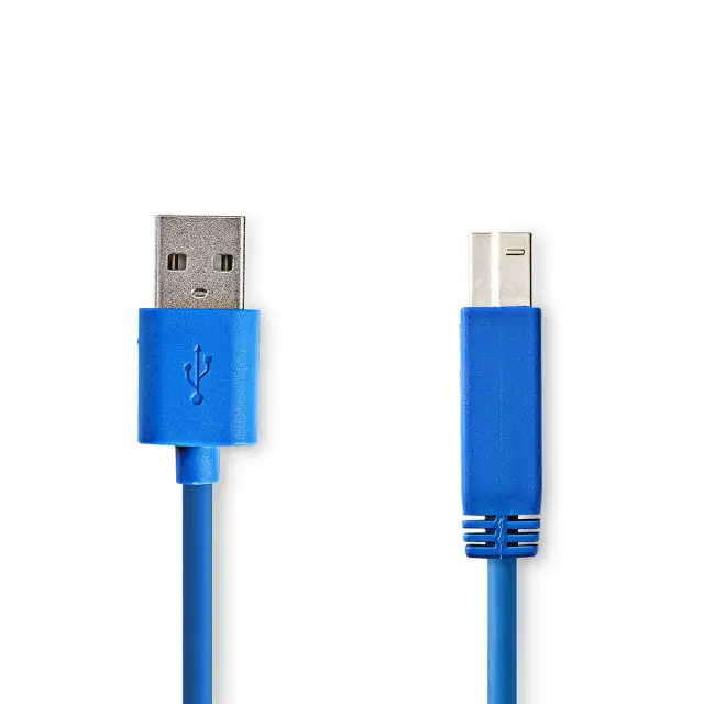 USB Cable đ USB 3.2 Gen 1 đ USB-A Male đ USB-B Male đ 2 — šifra 21500 | Kelco