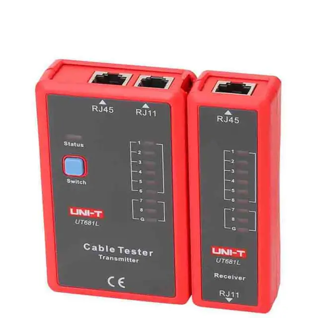 Kabl tester, Uni-T, UT681L, za testiranje kablova sa RJ11 i RJ45 konektorima — šifra 21521 | Kelco — slika 2