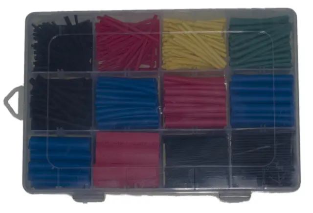 Termo bužir, set, 560 komada, 5 boja, 12 veličina, pakovano u kutiji — šifra 21707 | Kelco