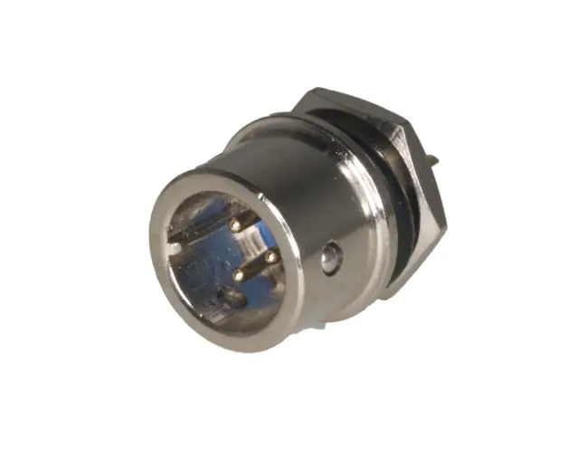 XS9 Self-locking Aviation Connector, 3 pina, muški za montažu na ploču — šifra 21817 | Kelco