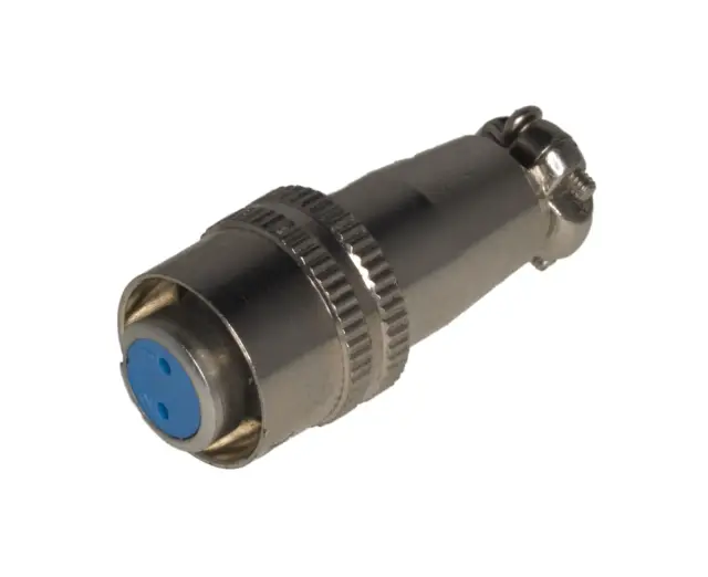XS9 Self-locking Aviation Connector, 2 pina, ženski za kabl — šifra 21818 | Kelco