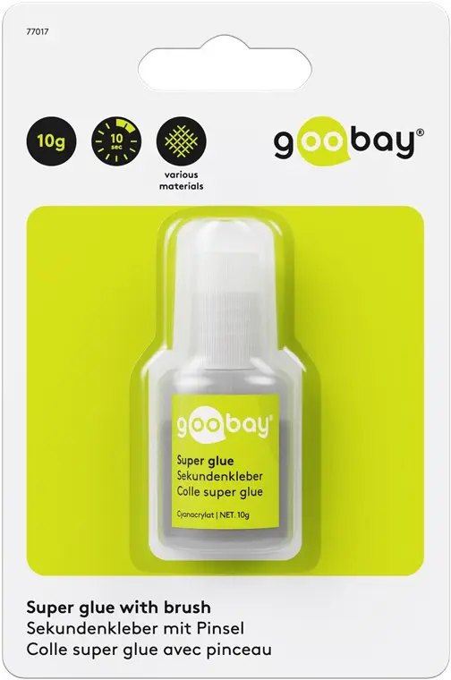 Super Glue 10 g Flap-over Blister - suitable for numerous surfaces — šifra 22049 | Kelco