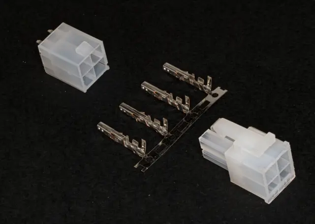 Set konektora za kabl, Molex 5557/5559, muški i ženski, 4.2mm, sa pinovima, 2 x 2 — šifra 22123 | Kelco — slika 2