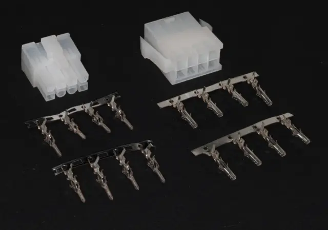 Set konektora za kabl, Molex 5557/5559, muški i ženski, 4.2mm, sa pinovima, 2 x 4 — šifra 22125 | Kelco