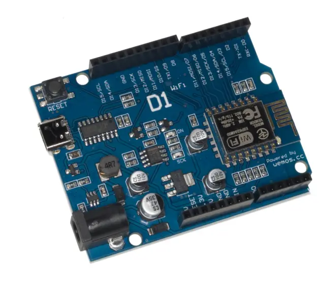 Arduino compatible UNO sa ESP8266, WeMos D1 WiFi, sa USB-C konektorom — šifra 22165 | Kelco