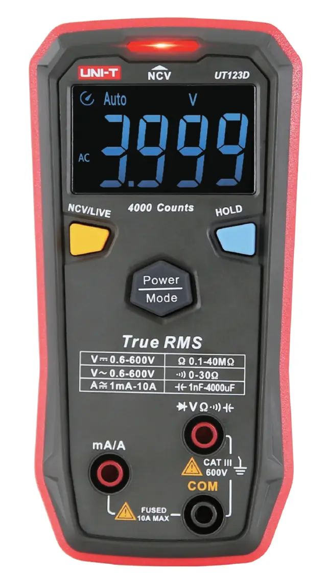Digitalni multimetar, UT123D, TRUE-RMS, Uni-T — šifra 22194 | Kelco