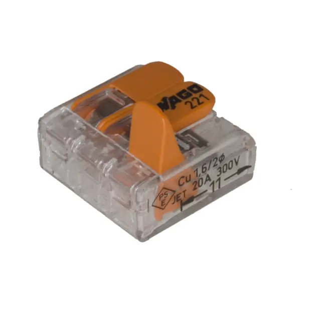 COMPACT Splicing Connector 4mm2, Wago, 3-polni — šifra 22235 | Kelco — slika 2
