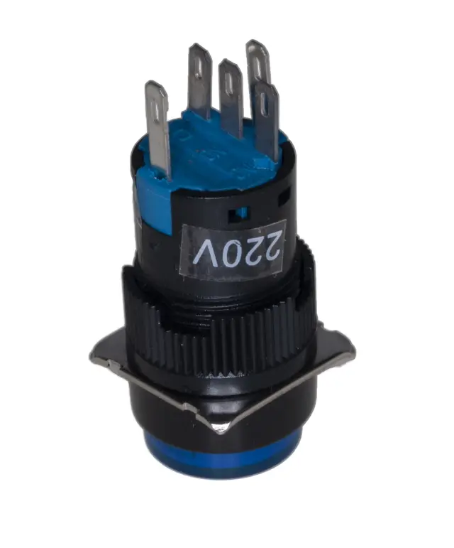 Prekidač, 1XON, 3A/250V, sa LED indikacijom, plavi, , , , , mm — šifra 22259 | Kelco — slika 2
