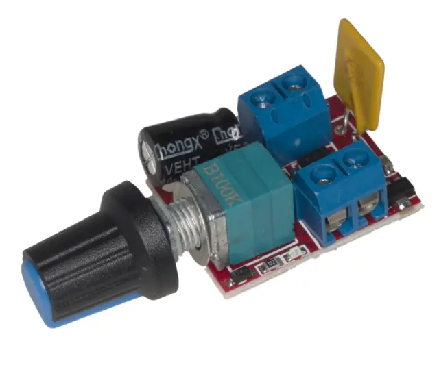PWM DC Motor Speed Controller 5A 4.5-35V — šifra 22399 | Kelco