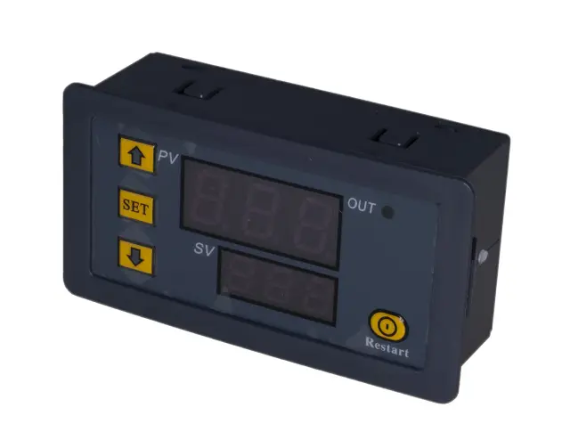 Dual display digital time delay relay module: DC 12V — šifra 22437 | Kelco