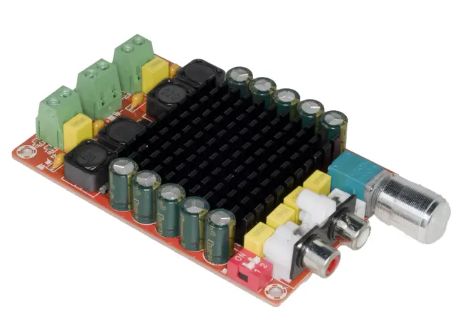 XH-M510 Stereo pojačavač 2 X 100W sa TDA7498, 12-24VDC — šifra 22457 | Kelco