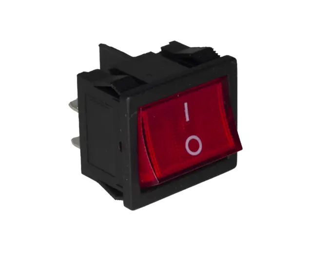 KCD5 boat switch black 4/6 feet 2/2 gears 3 gears red and green with lights double power supply boat — šifra 22652 | Kelco