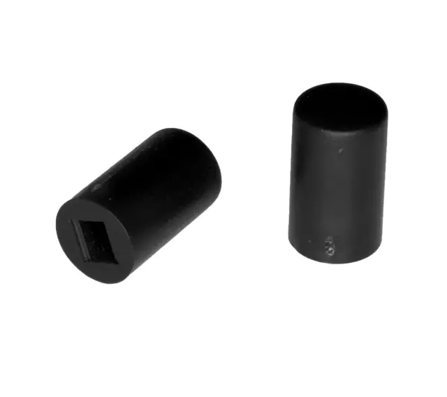 Crna cilindrična kapa 10x5.9mm, za taster za print montažu, dimenzija 7x7mm, 8x8mm — šifra 22683 | Kelco
