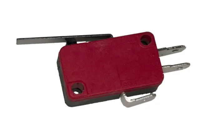 Mikrotaster KW7-0, 16A/250V, 1 X ON/OFF, sa polugom od 28mm — šifra 22695 | Kelco
