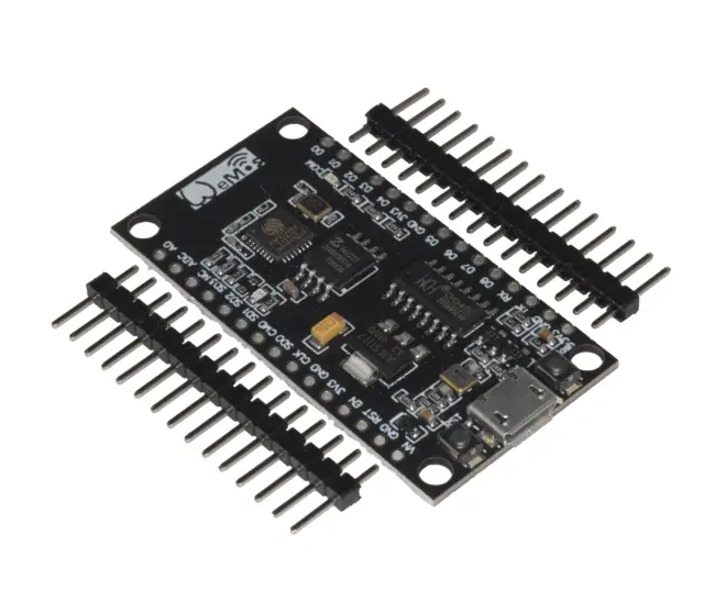 NodeMcu V3 Lua WIFI Internet of Things development board ESP8266, CH340G comm, RM28mm, unwelded — šifra 22760 | Kelco