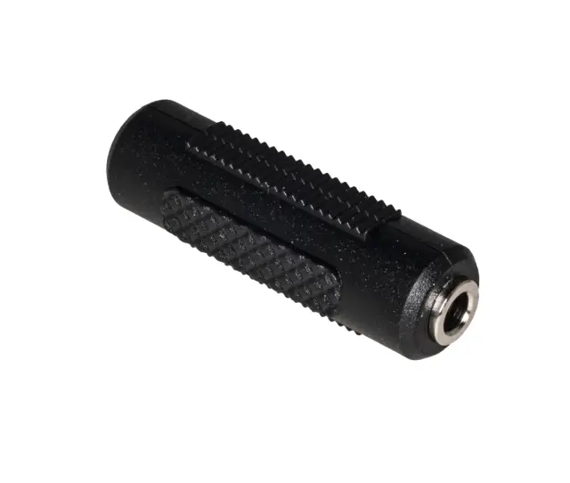 Adapter, ženski 3.5mm na ženski 3.5mm, stereo, plastični — šifra 22806 | Kelco