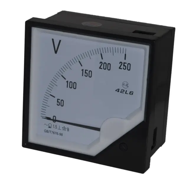 Indikator, analogni, 120x120mm, voltmetar, 250V AC — šifra 22981 | Kelco
