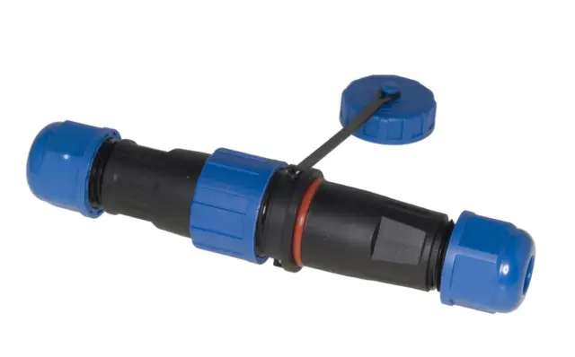 Konektor, SP16, muški i ženski za kabl, 5-pina, 10A/500V AC, sa štitnikom — šifra 23055 | Kelco — slika 2