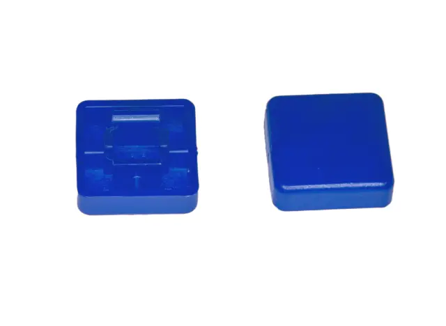 Plava kapa, 10x10x5.6mm, za taster dimenzija 12x12 — šifra 23063 | Kelco