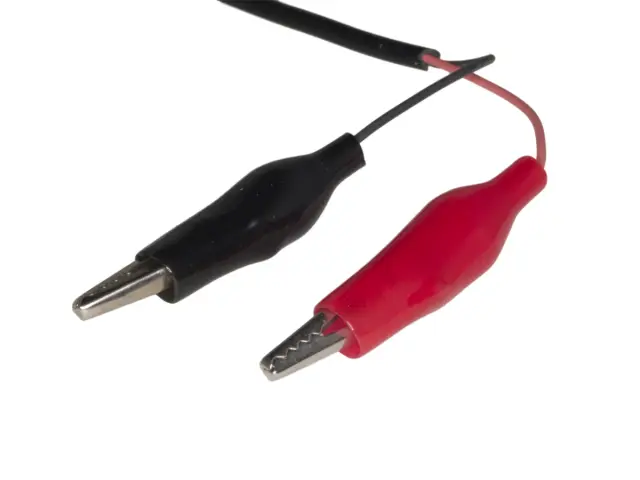 Kabl, dvožilni, ženski DC 5.5 x 2.1mm na dve krokodilke, dužine 30cm — šifra 23084 | Kelco — slika 2