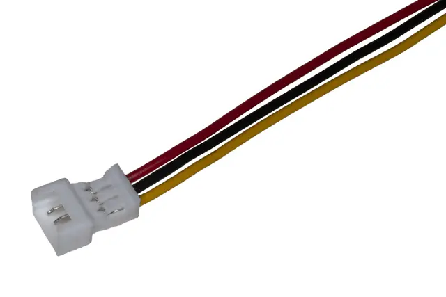 Konektor, micro JST, 1.25mm, tropolni za kabl, muški na kablu, 10cm — šifra 23174 | Kelco