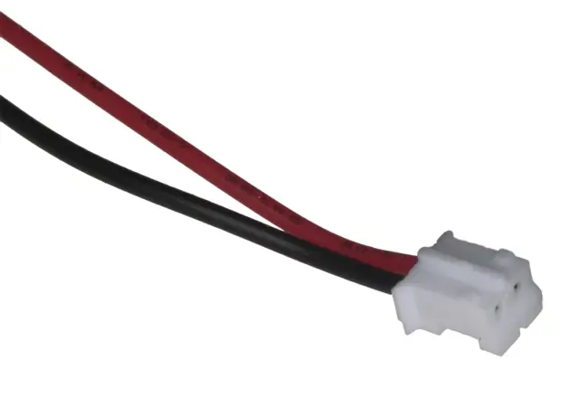 Ženski JST PHR-02 2-Pin konektor na kablu, 200mm, RM2.0mm, crno-crveni — šifra 23181 | Kelco — slika 2
