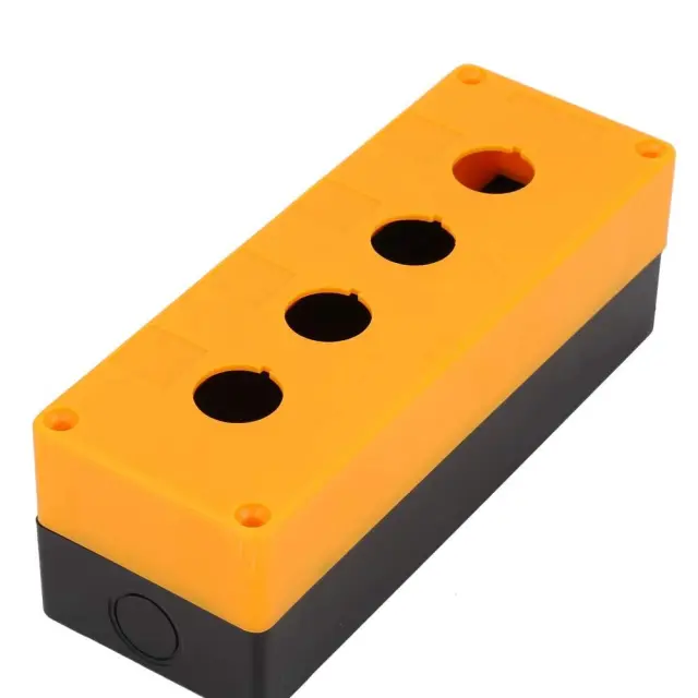 Waterproof Button Switch Control Box Yellow, BX4 — šifra 23214 | Kelco