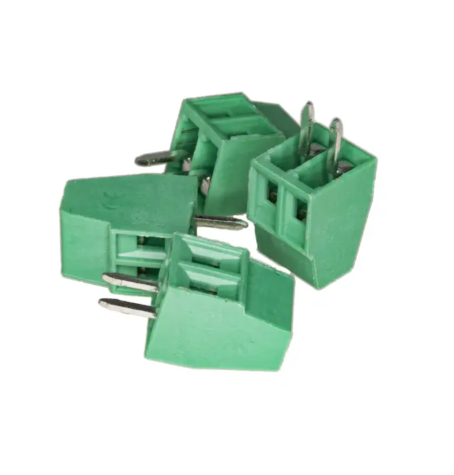 Redna stezaljka DG308 (KF120), RM2.54mm, PCB montaža, 130V/8A, 2-polna — šifra 23333 | Kelco